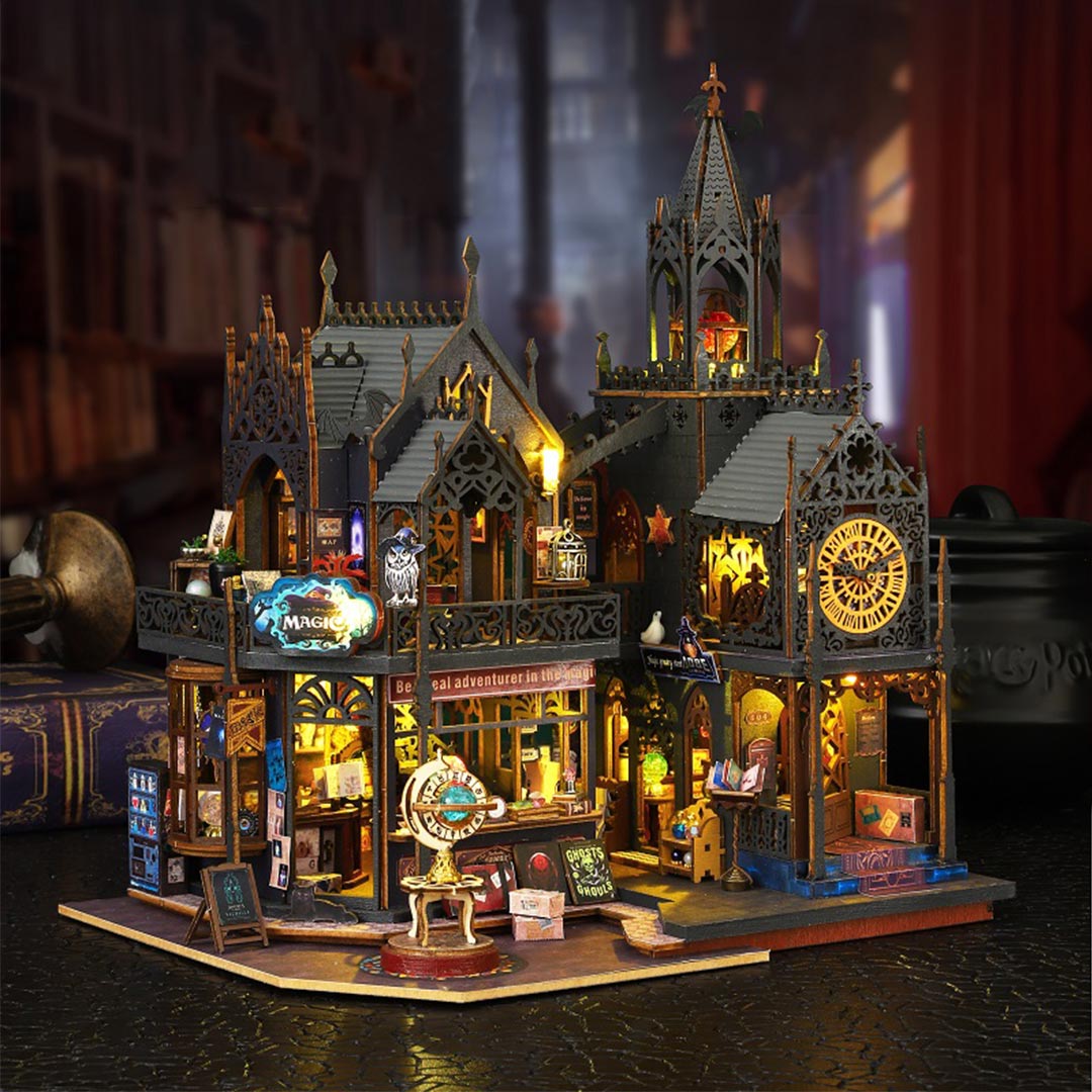 Holo Magic City DIY Miniature Dollhouse Kit