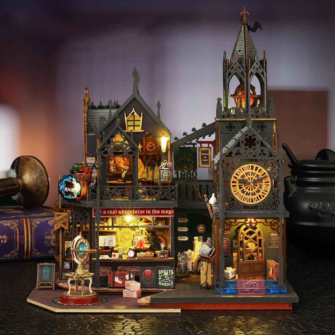 Holo Magic City DIY Miniature Dollhouse Kit