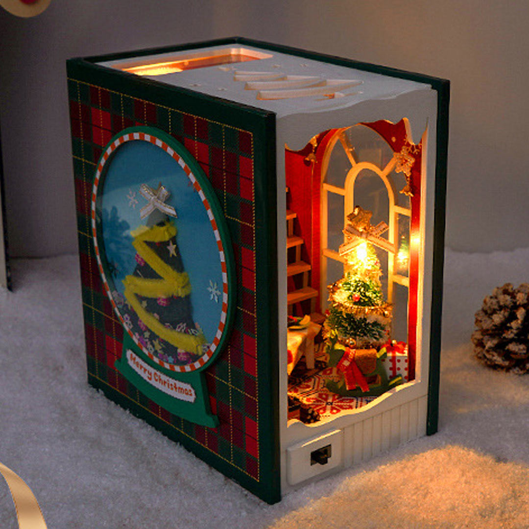 Merry Christmas DIY Book Nook Kit