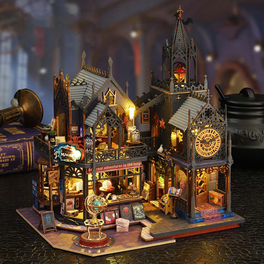 Holo Magic City DIY Miniature Dollhouse Kit