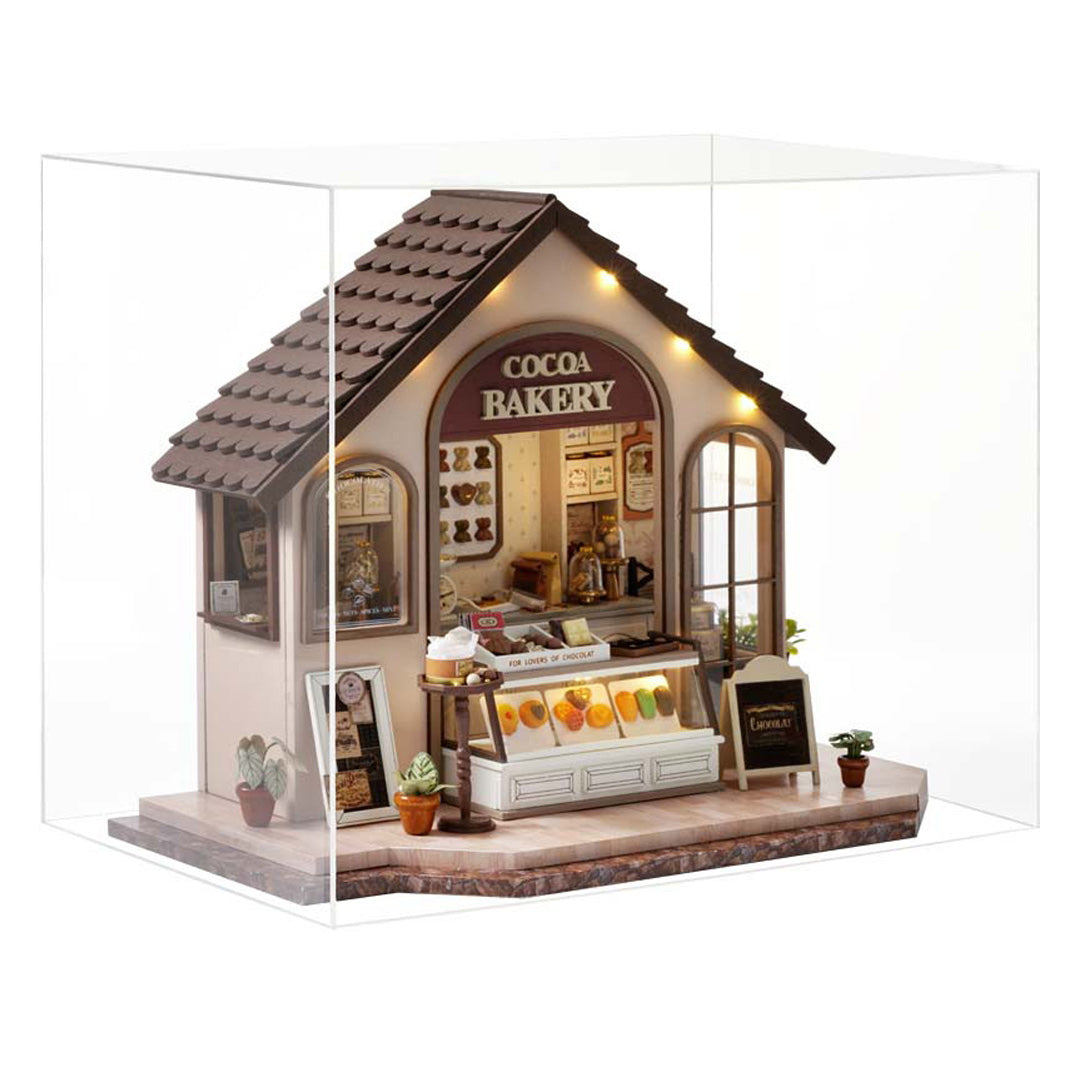 Plants Studio & Cocoa Bakery DIY Miniature Dollhouse Kit