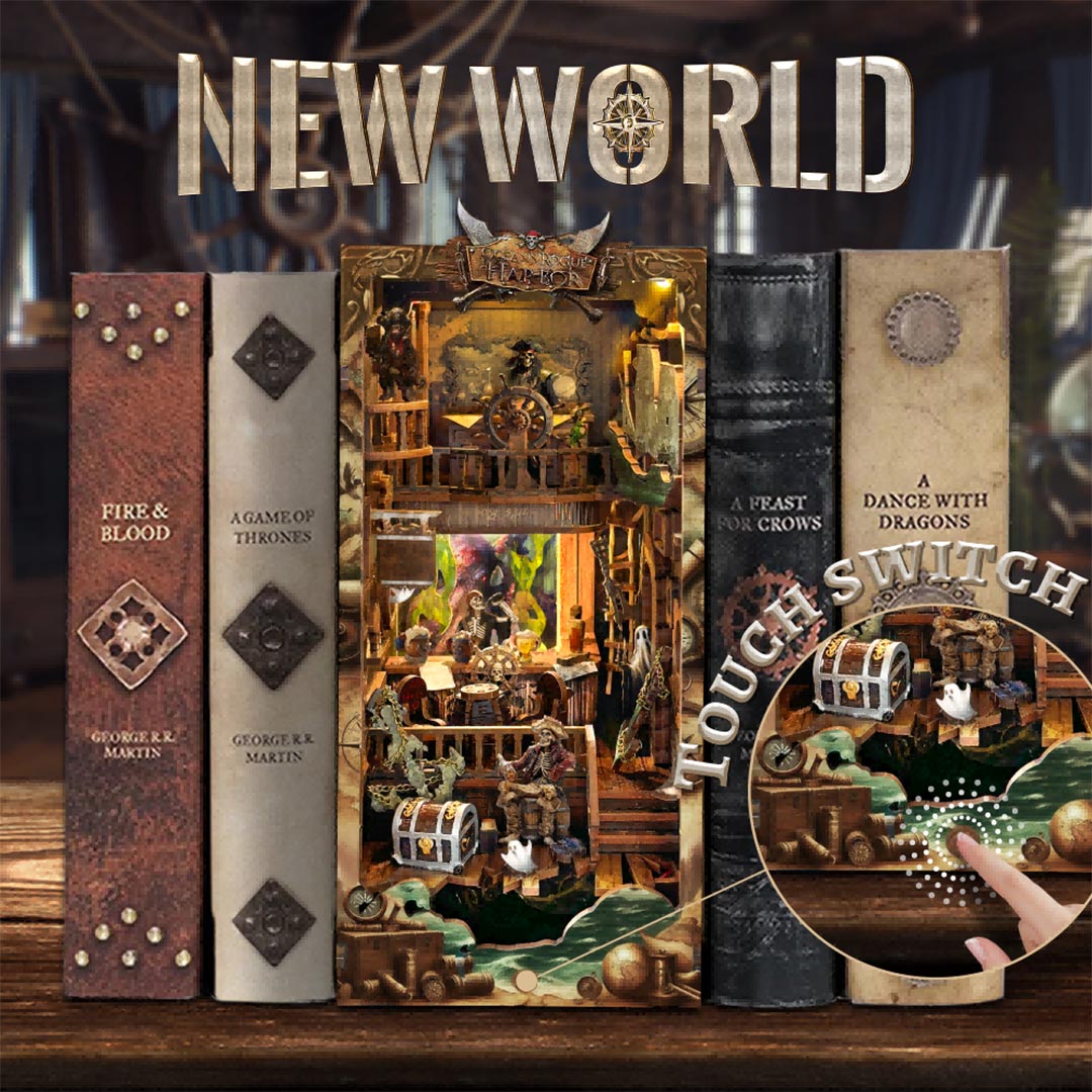 New World Ghost Ship DIY Book Nook Kit