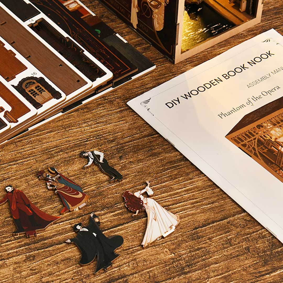 Phantom of The Opera DIY Wooden Book Nook Kit