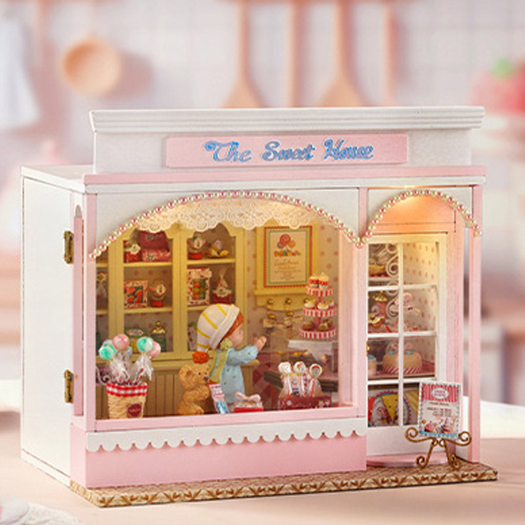 The Sweet House DIY Wooden Dollhouse Kit
