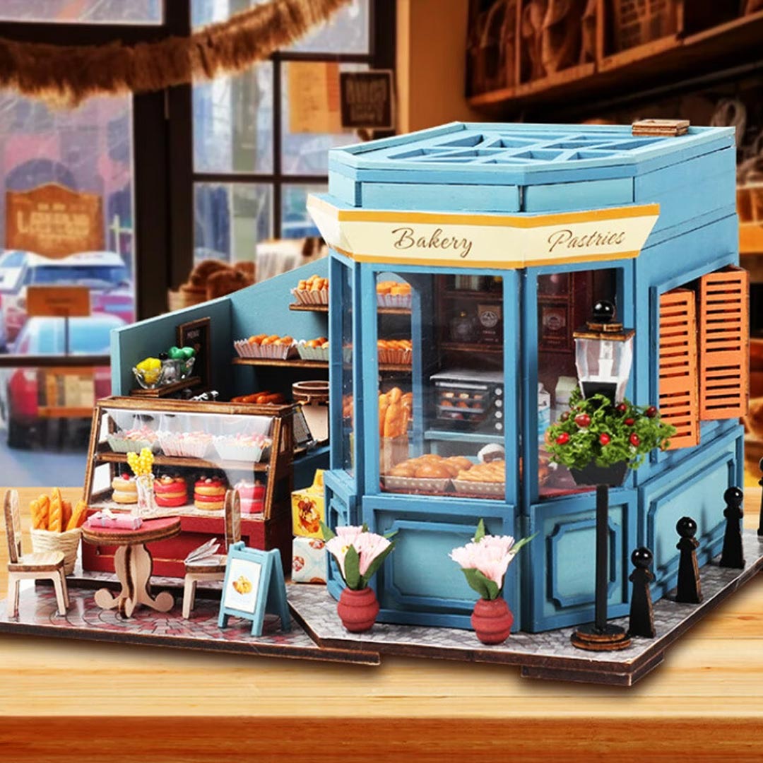 French Bakery DIY Miniature House Kit