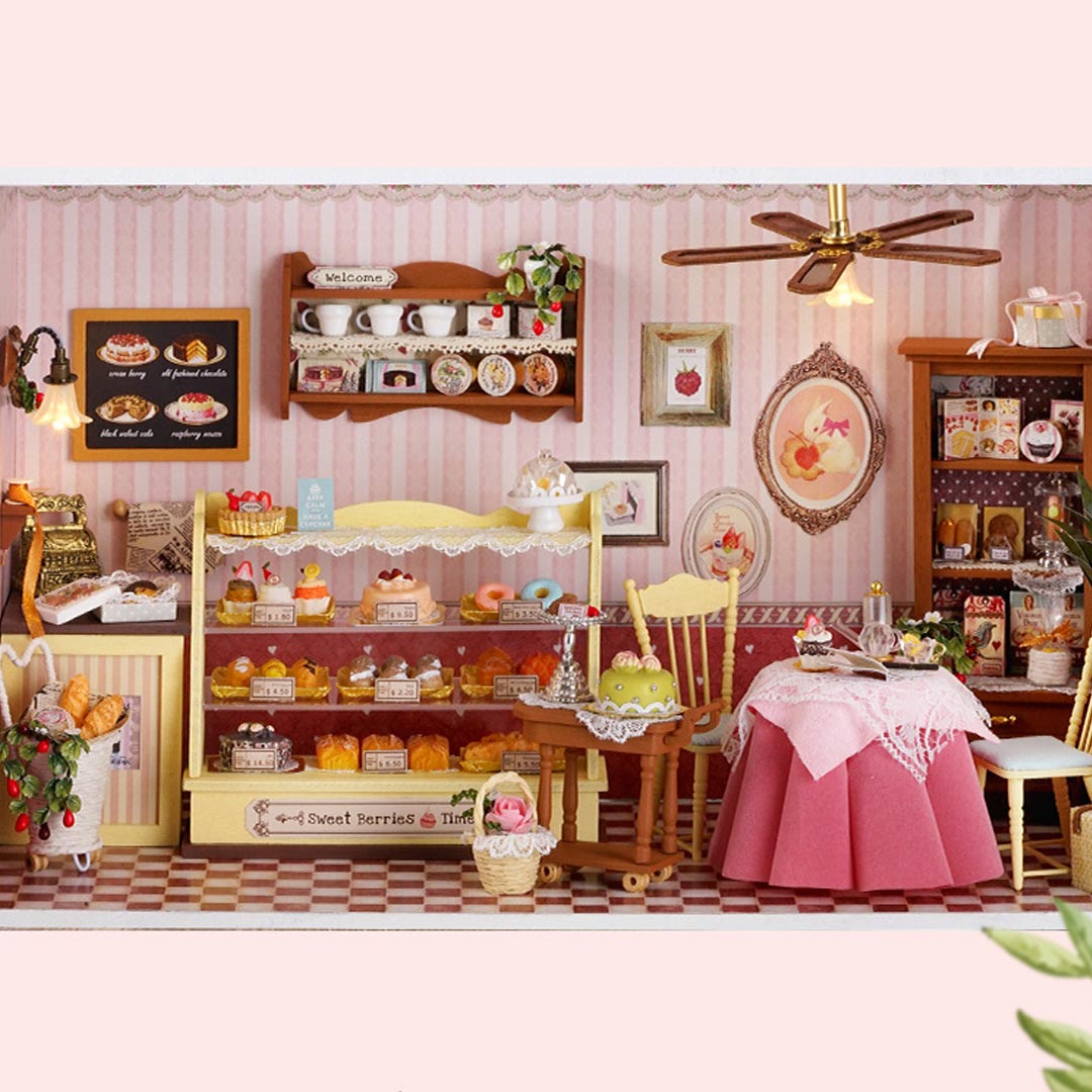 Sweet Berries Time DIY Wooden Dollhouse Kit