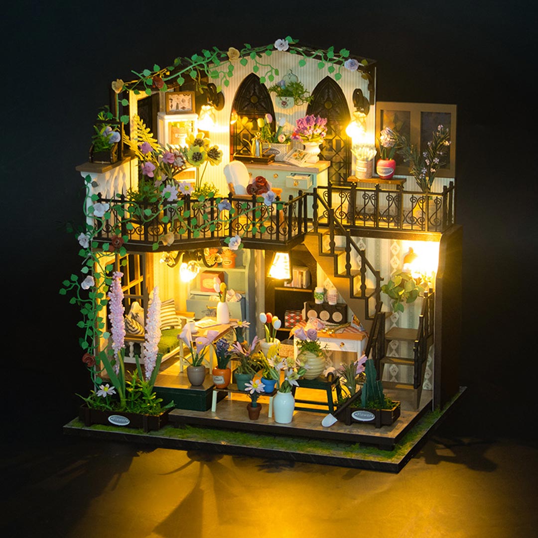 Flower House DIY Miniature House Kit