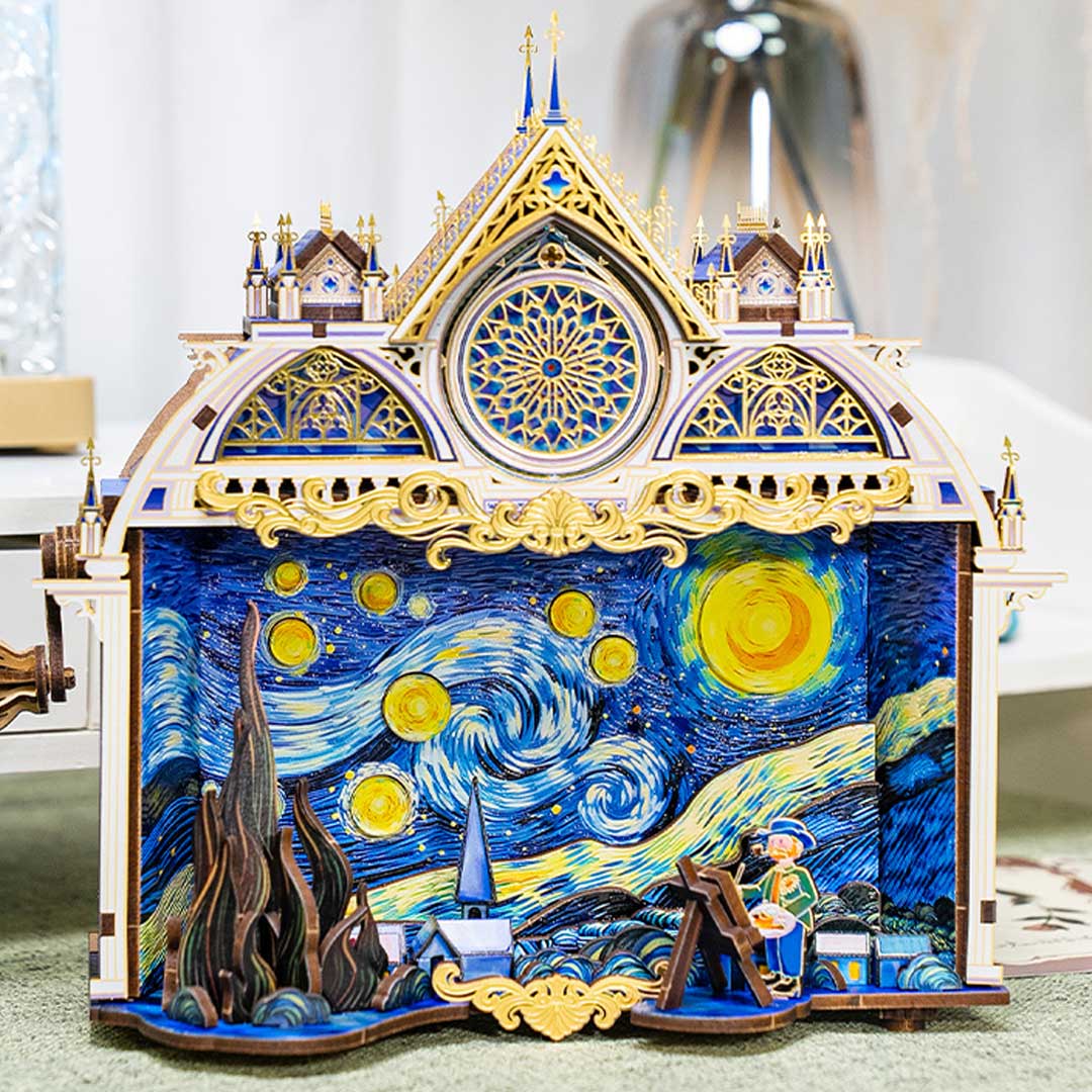 Van Gogh Starry Night 3D Metal Assembly Kit-(Pre-sale-shipping in mid-July)