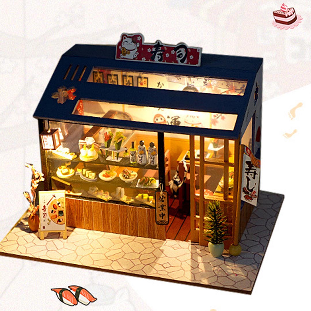 Sushi Shop DIY Miniature Dollhouse