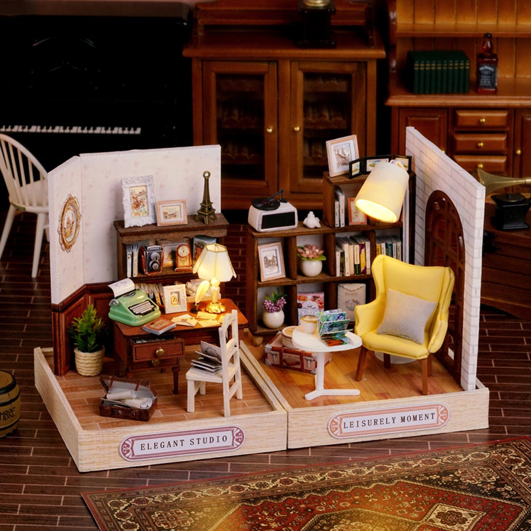 Elegant Studio DIY Miniature Dollhouse Kit – Fifijoy