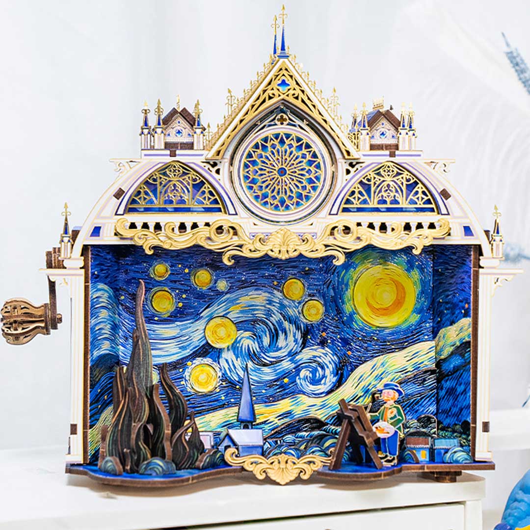 Van Gogh Starry Night 3D Metal Assembly Kit-(Pre-sale-shipping in mid-July)