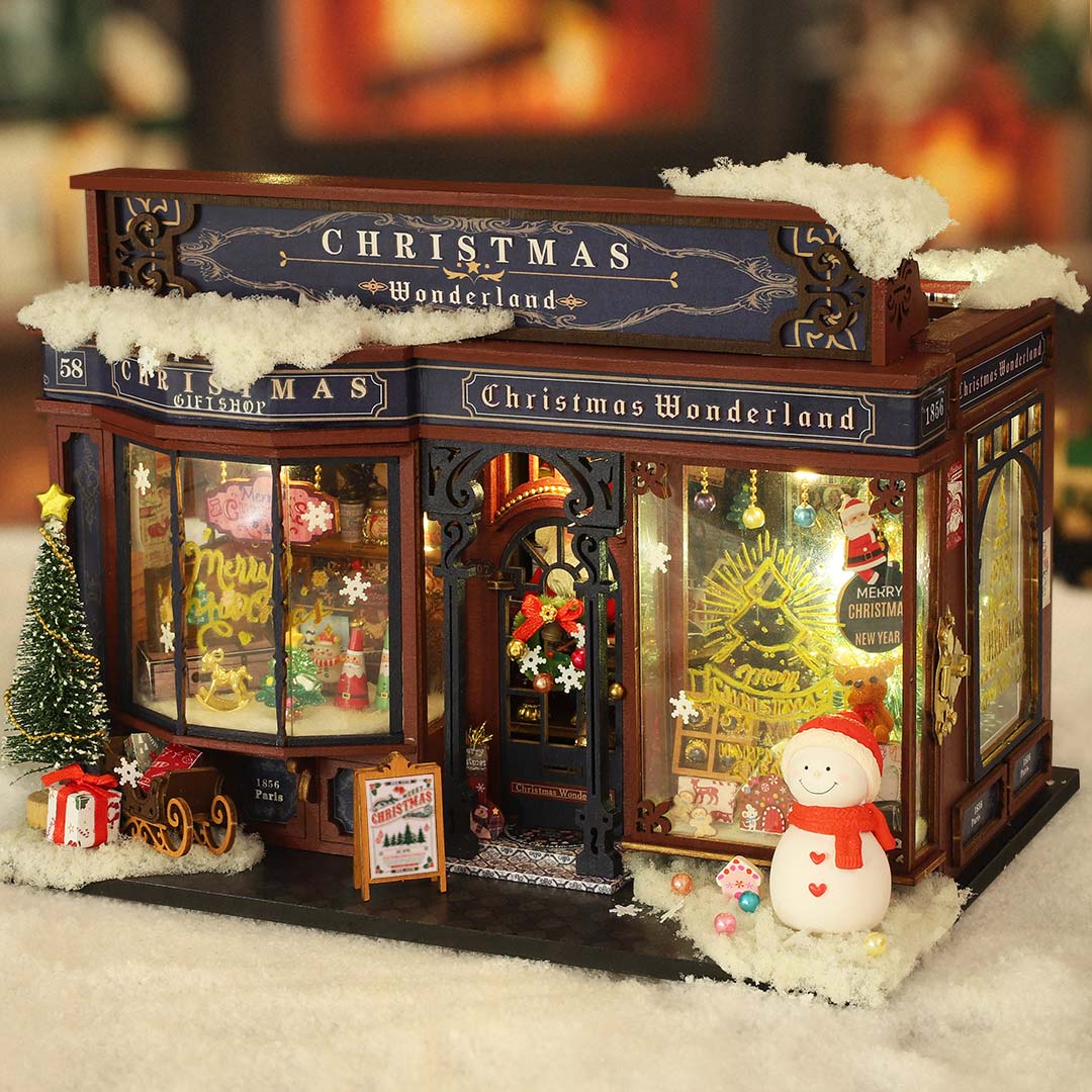 Christmas Wonderland DIY Miniature Dollhouse Kit