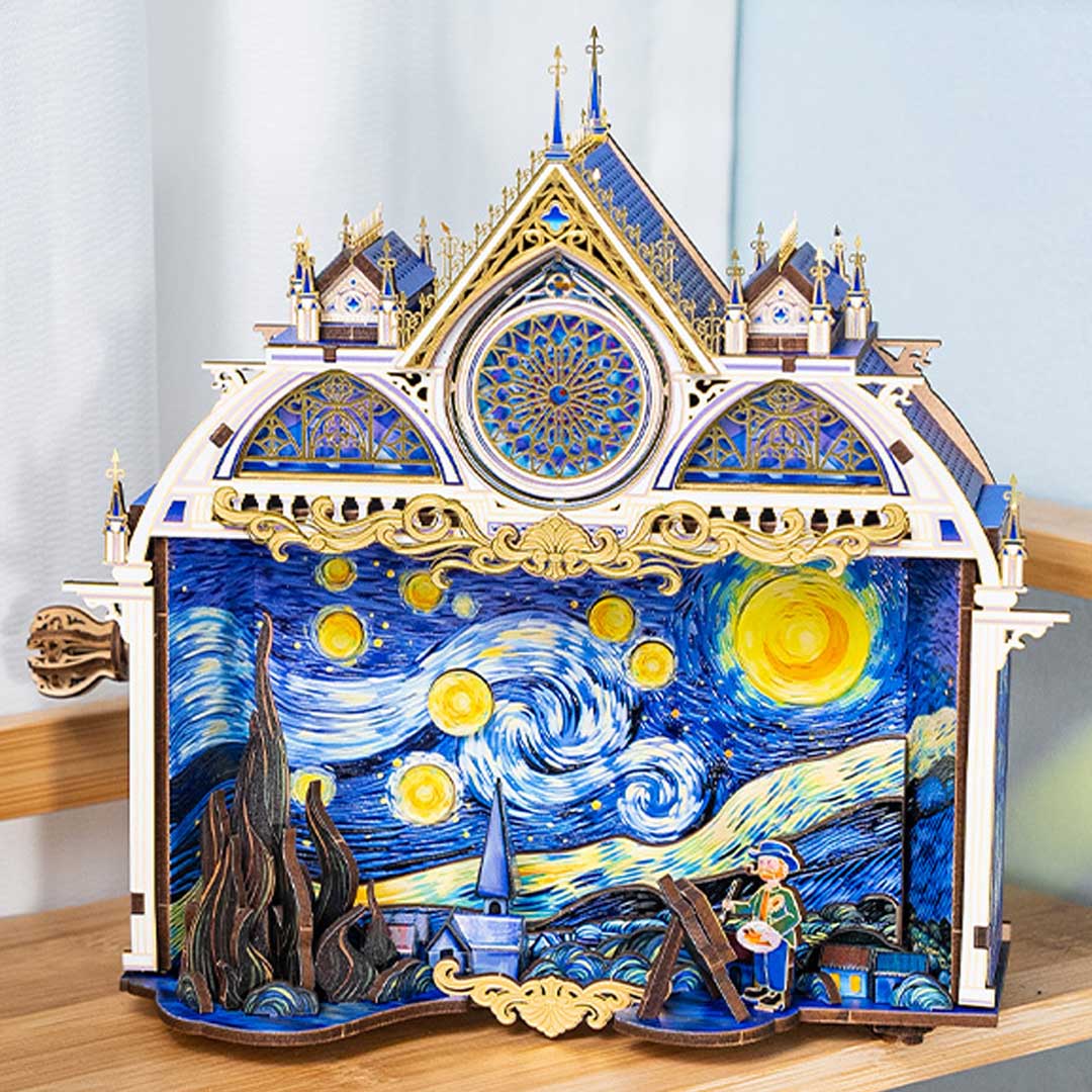 Van Gogh Starry Night 3D Metal Assembly Kit-(Pre-sale-shipping in mid-July)