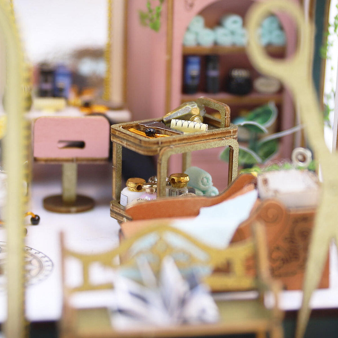 Hair Salon Shop DIY Miniature House Kit