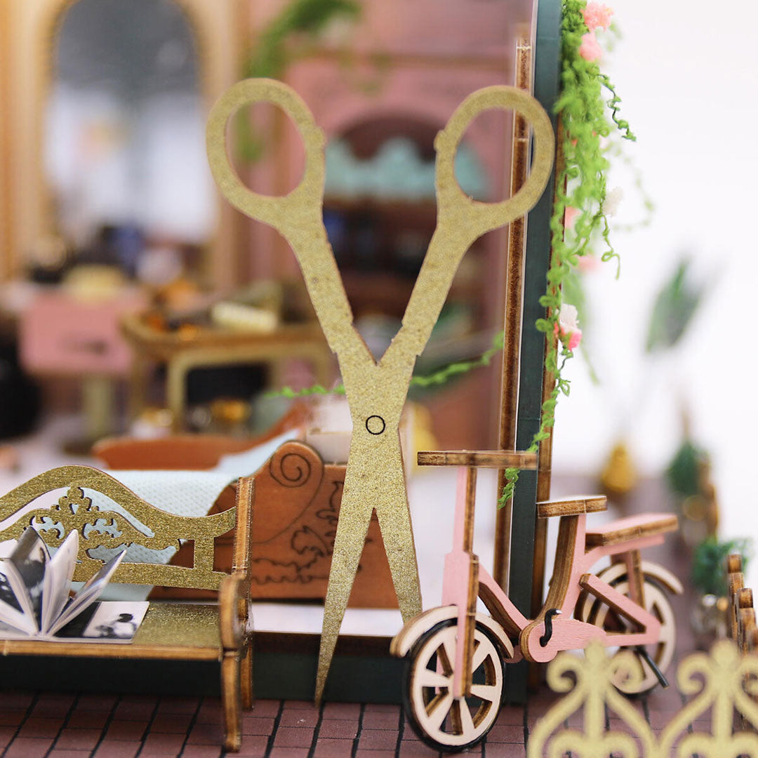 Hair Salon Shop DIY Miniature House Kit