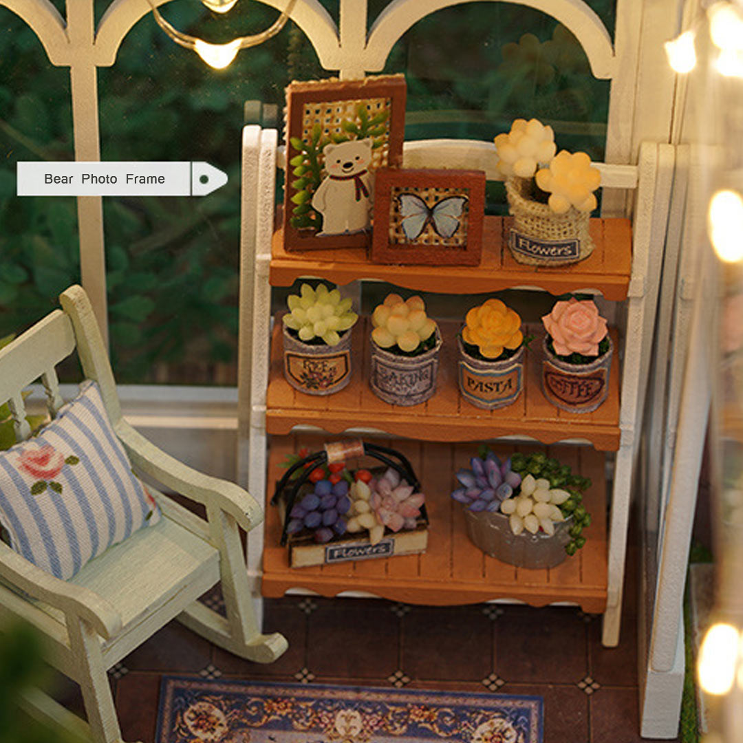 Sunshine Greenhouse DIY Miniature Dollhouse