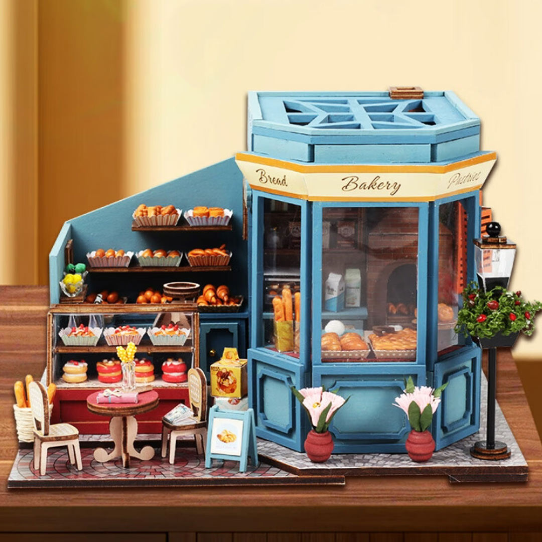 French Bakery DIY Miniature House Kit