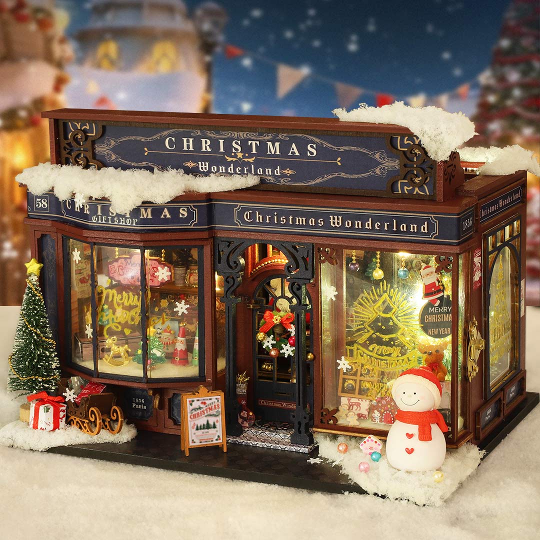 Christmas Wonderland DIY Miniature Dollhouse Kit