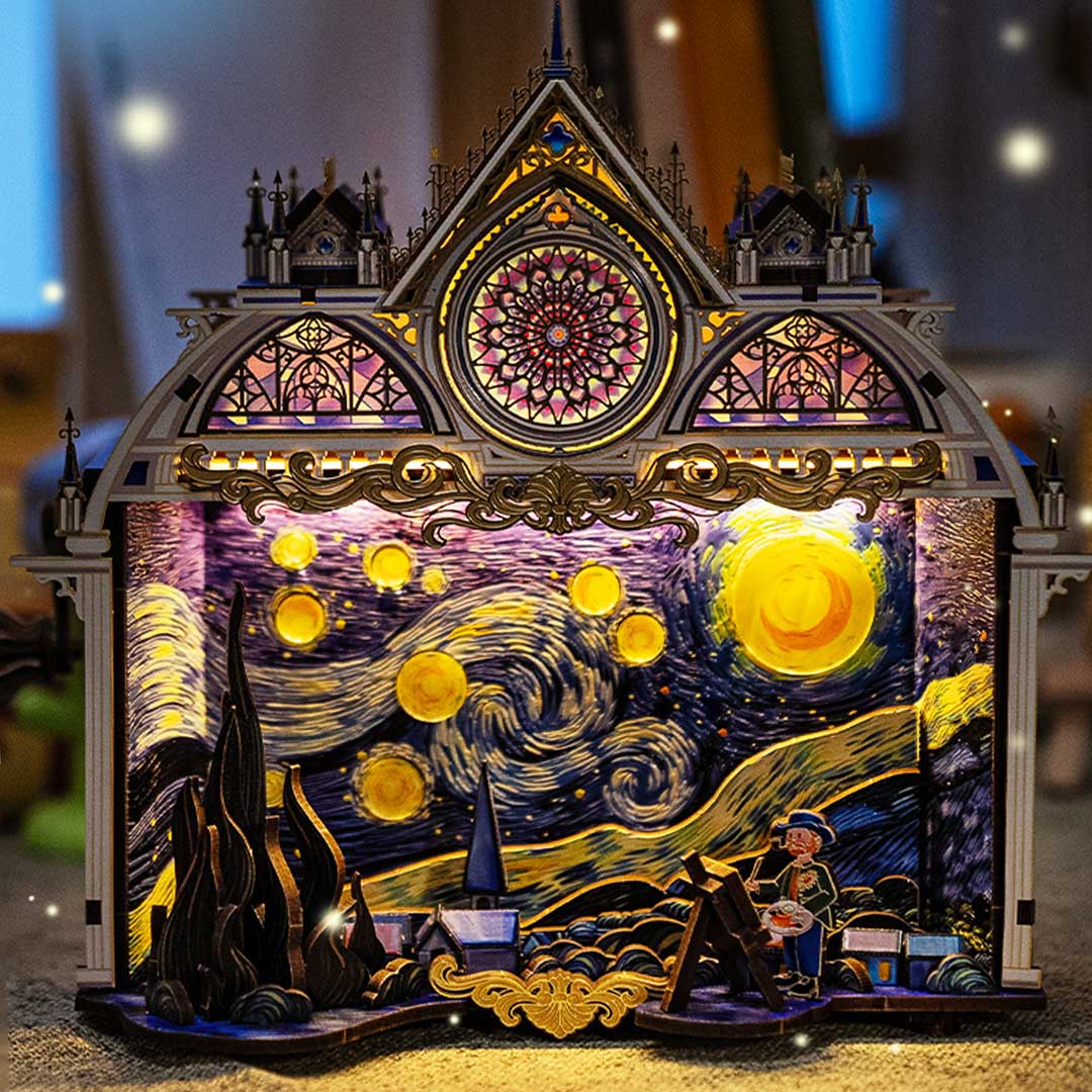 Van Gogh Starry Night 3D Metal Assembly Kit-(Pre-sale-shipping in mid-July)