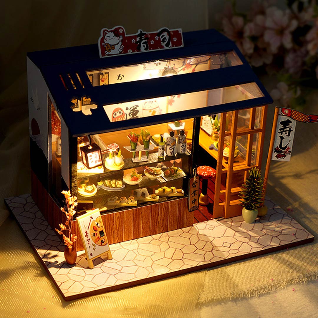 Sushi Shop DIY Miniature Dollhouse