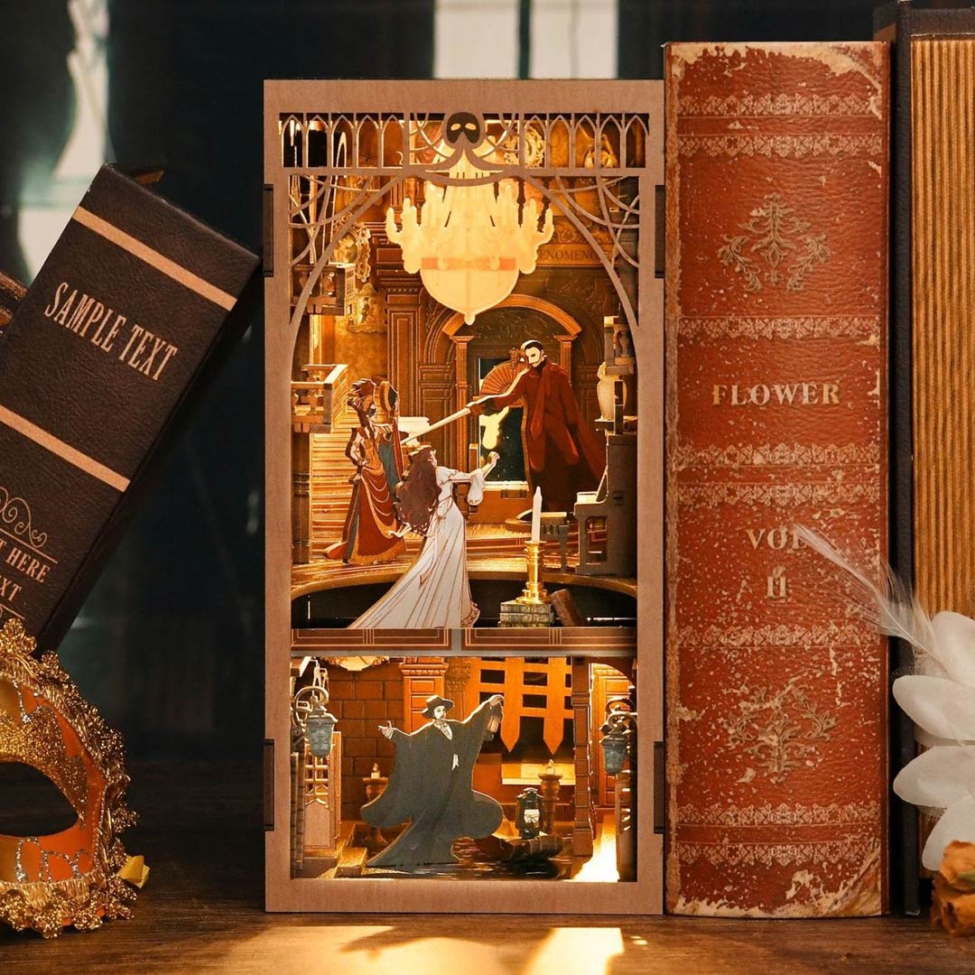 Phantom of The Opera DIY Wooden Book Nook Kit