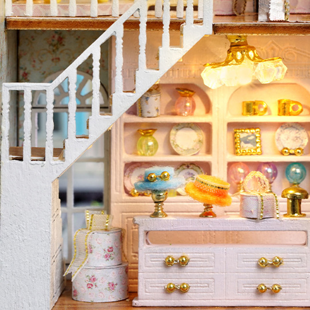 Romantic Castle DIY Miniature House Kit – Fifijoy