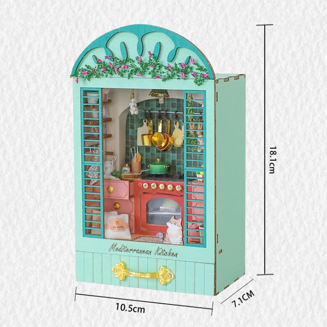 Mediterranean Kitchen DIY Mini House Kit