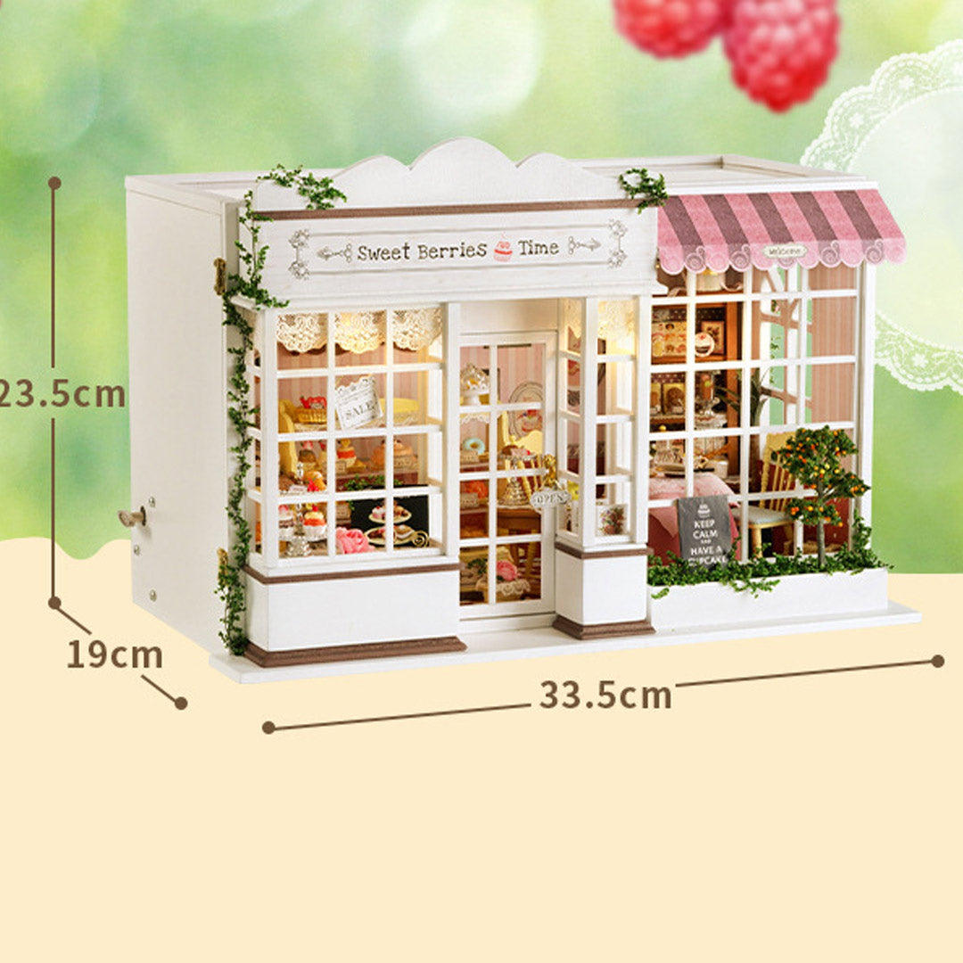 Sweet Berries Time DIY Wooden Dollhouse Kit