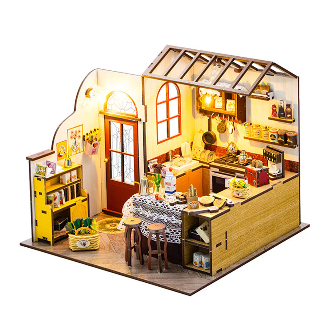 Peta's Kitchen DIY Miniature Dollhouse Kit