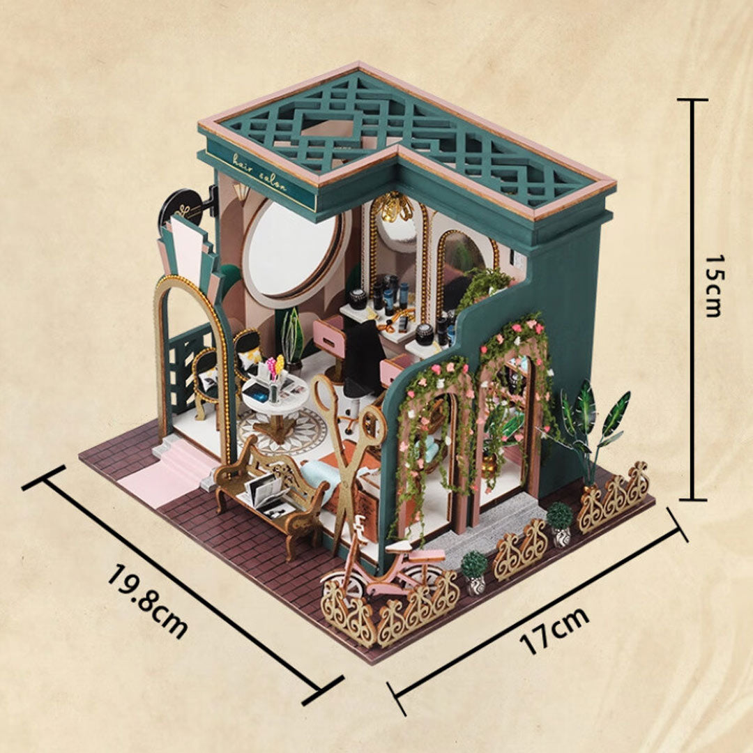 Hair Salon Shop DIY Miniature House Kit – Ships Early November [Pre-Sale]