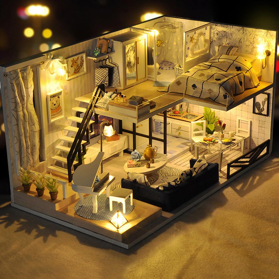 Time Loft DIY Miniature Dollhouse Kit – Fifijoy