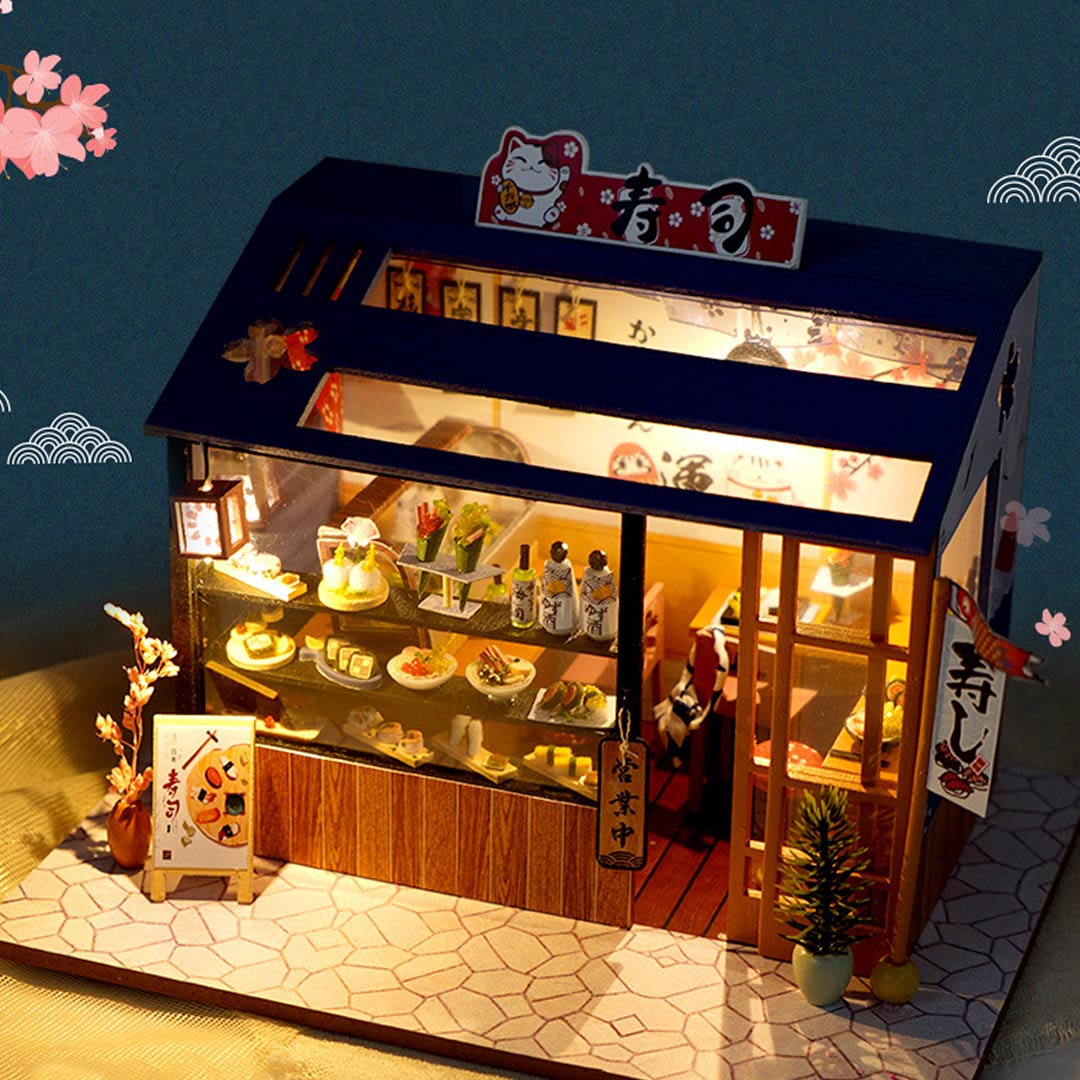 Sushi Shop DIY Miniature Dollhouse