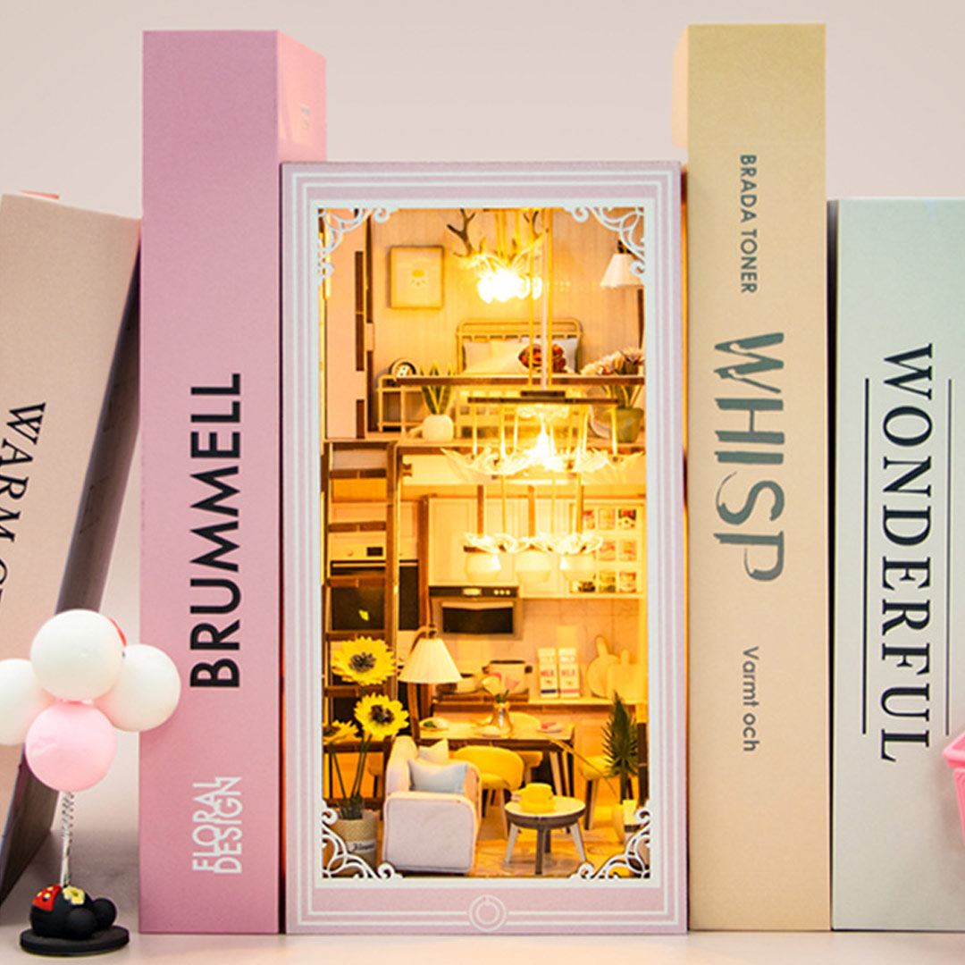 Pink Loft DIY Book Nook Shelf Insert