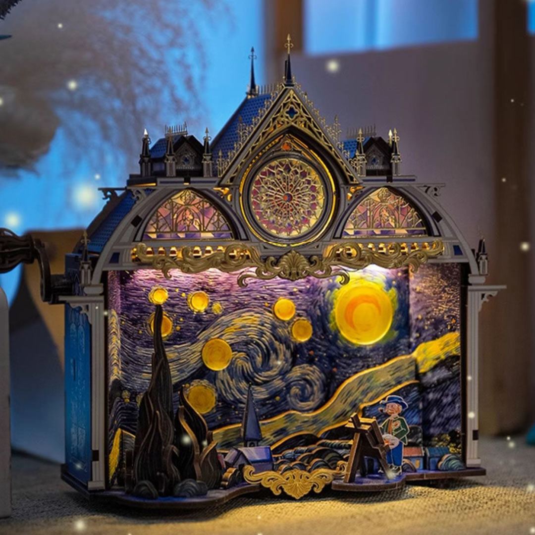 Van Gogh Starry Night 3D Metal Assembly Kit-(Pre-sale-shipping in mid-July)