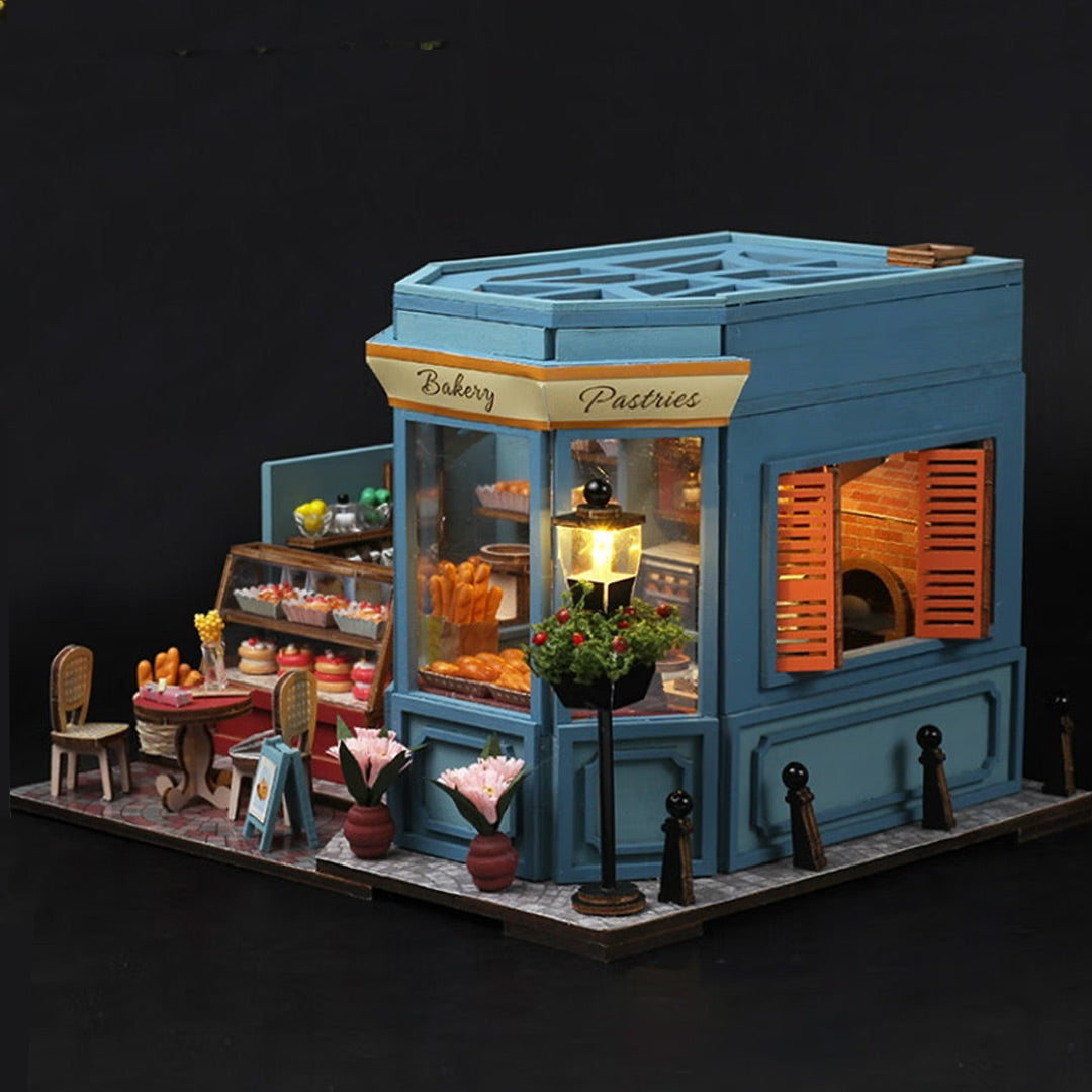 French Bakery DIY Miniature House Kit