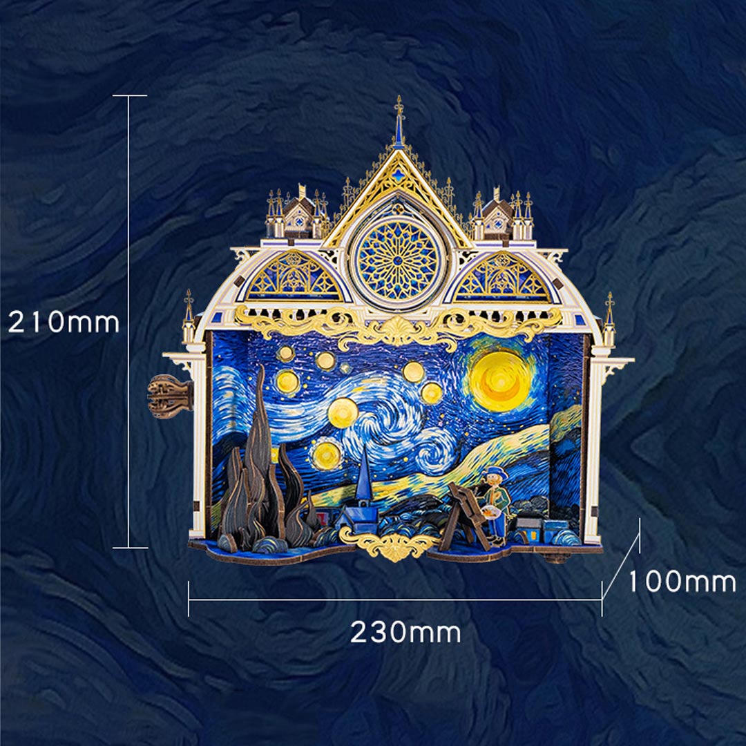 Van Gogh Starry Night 3D Metal Assembly Kit-(Pre-sale-shipping in mid-July)