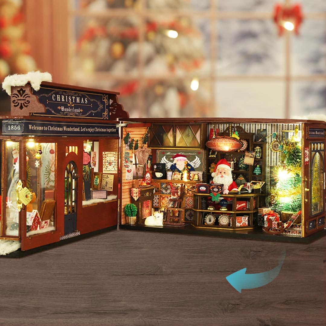 Christmas Wonderland DIY Miniature Dollhouse Kit