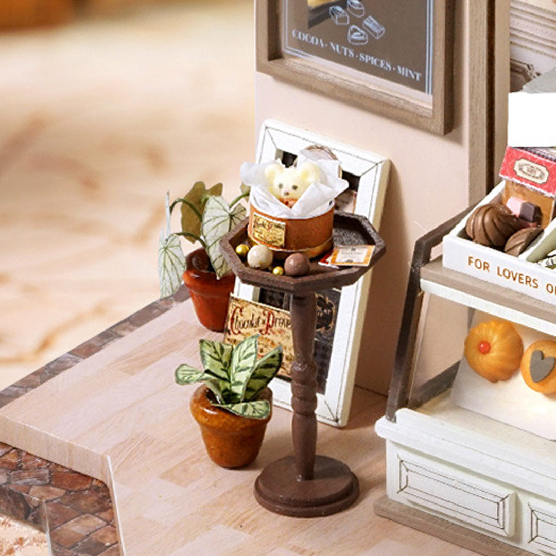 Plants Studio & Cocoa Bakery DIY Miniature Dollhouse Kit