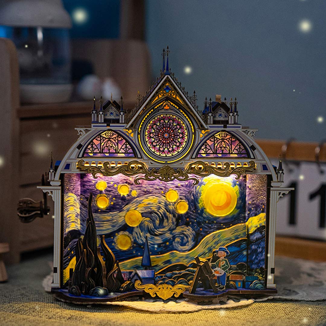 Van Gogh Starry Night 3D Metal Assembly Kit-(Pre-sale-shipping in mid-July)