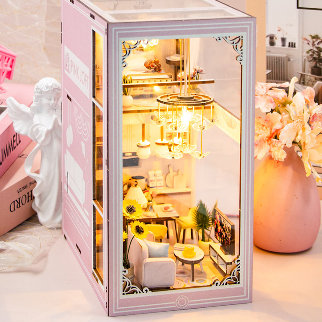 Pink Loft DIY Book Nook Shelf Insert