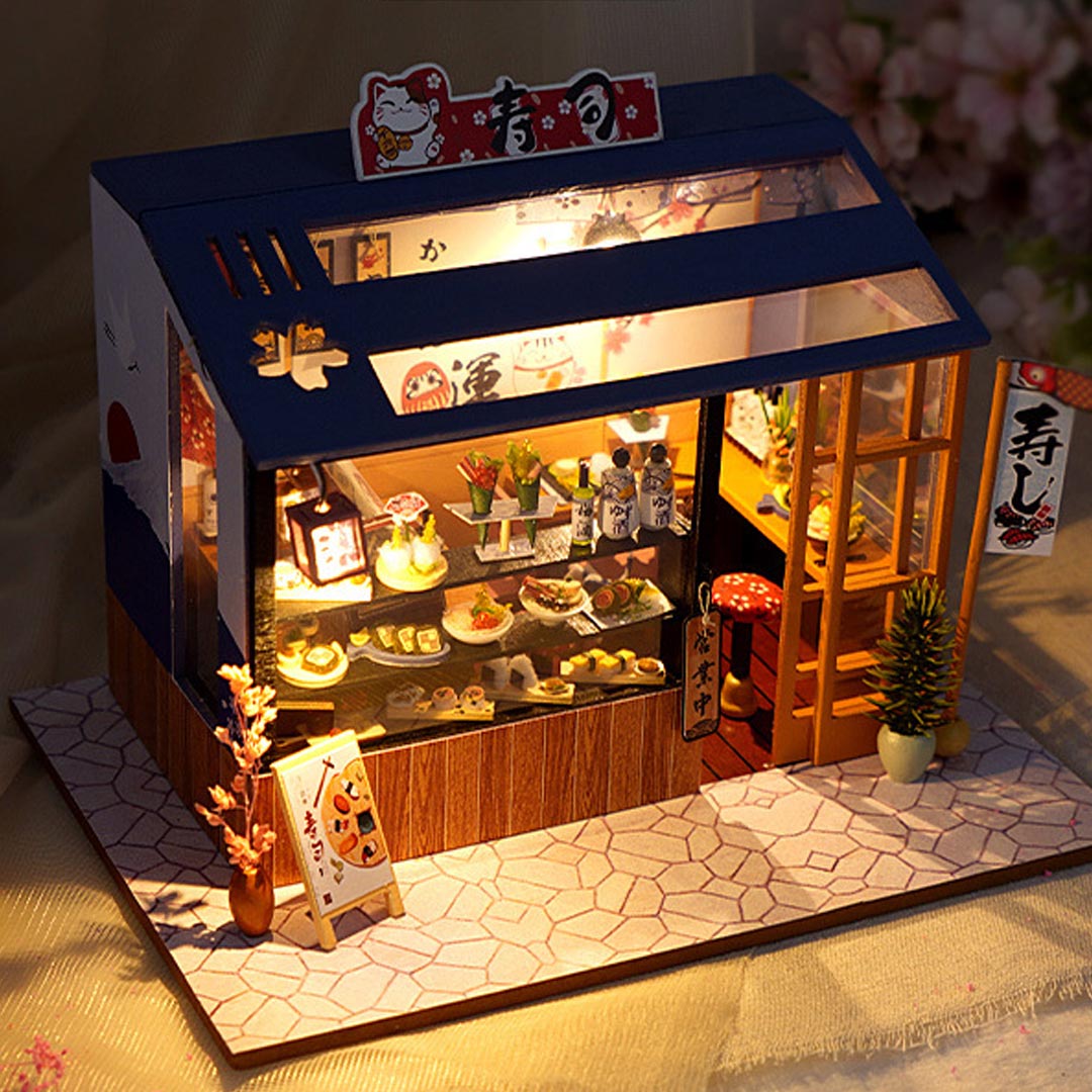 Sushi Shop DIY Miniature Dollhouse