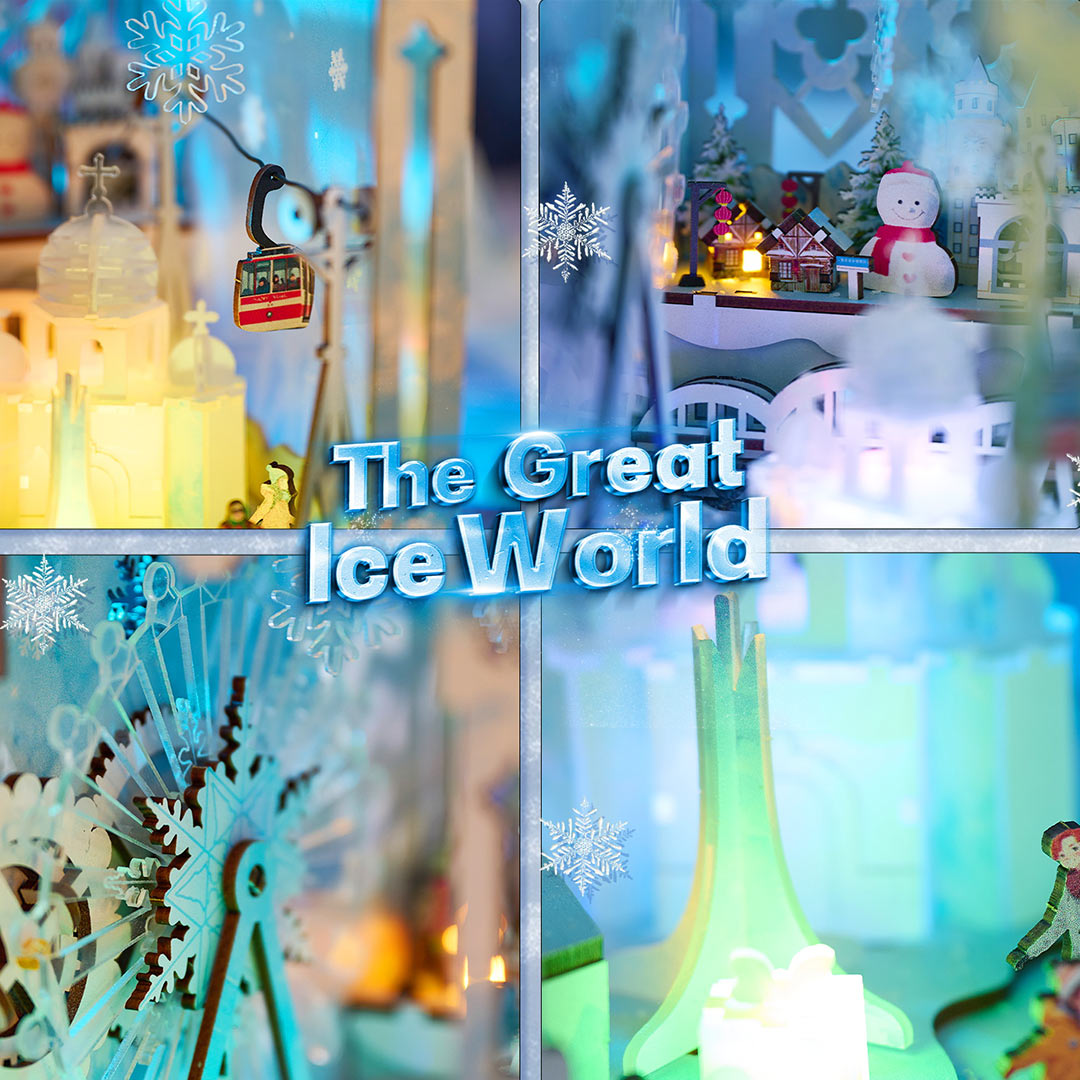 The Great Ice World DIY Book Nook Kit