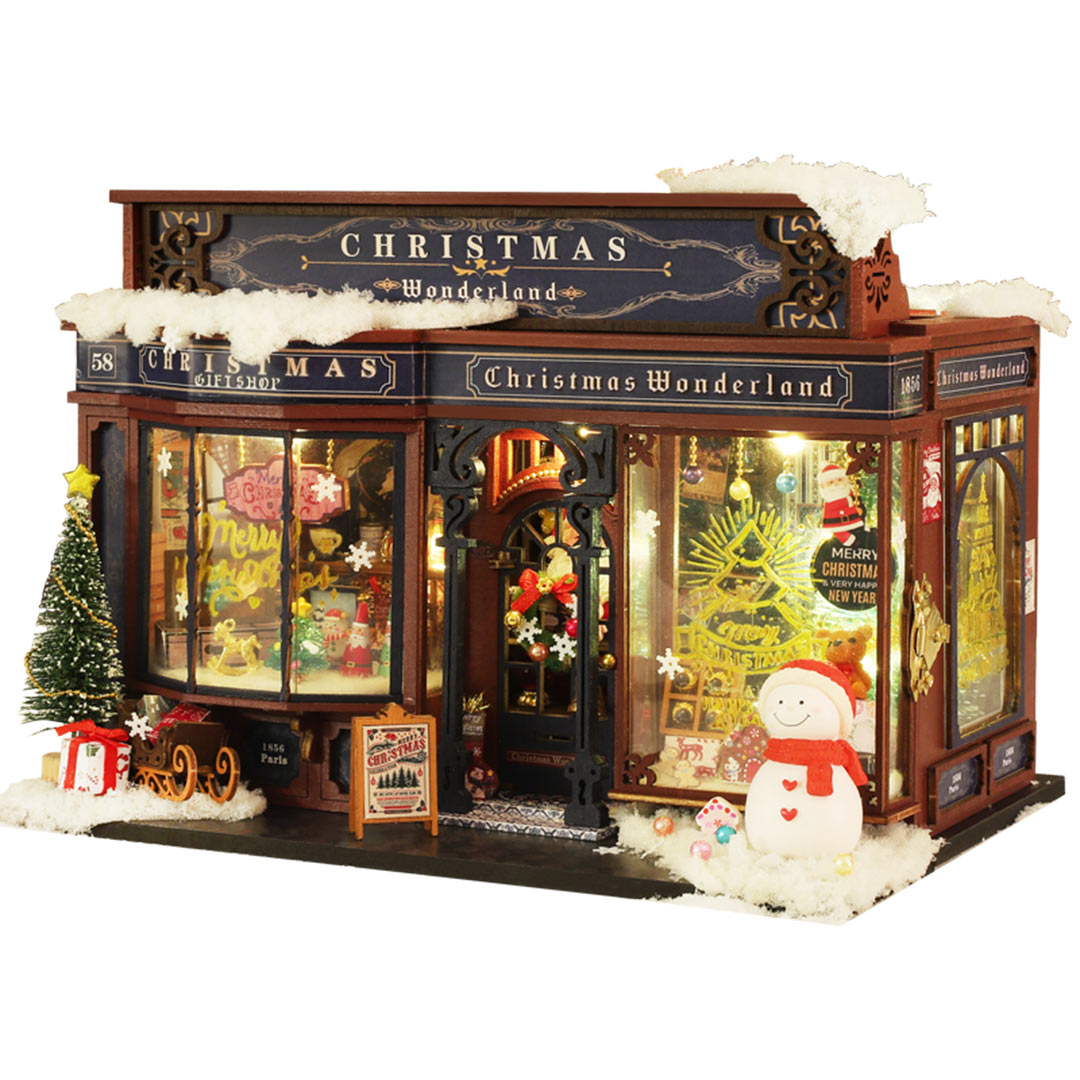 Christmas Wonderland DIY Miniature Dollhouse Kit