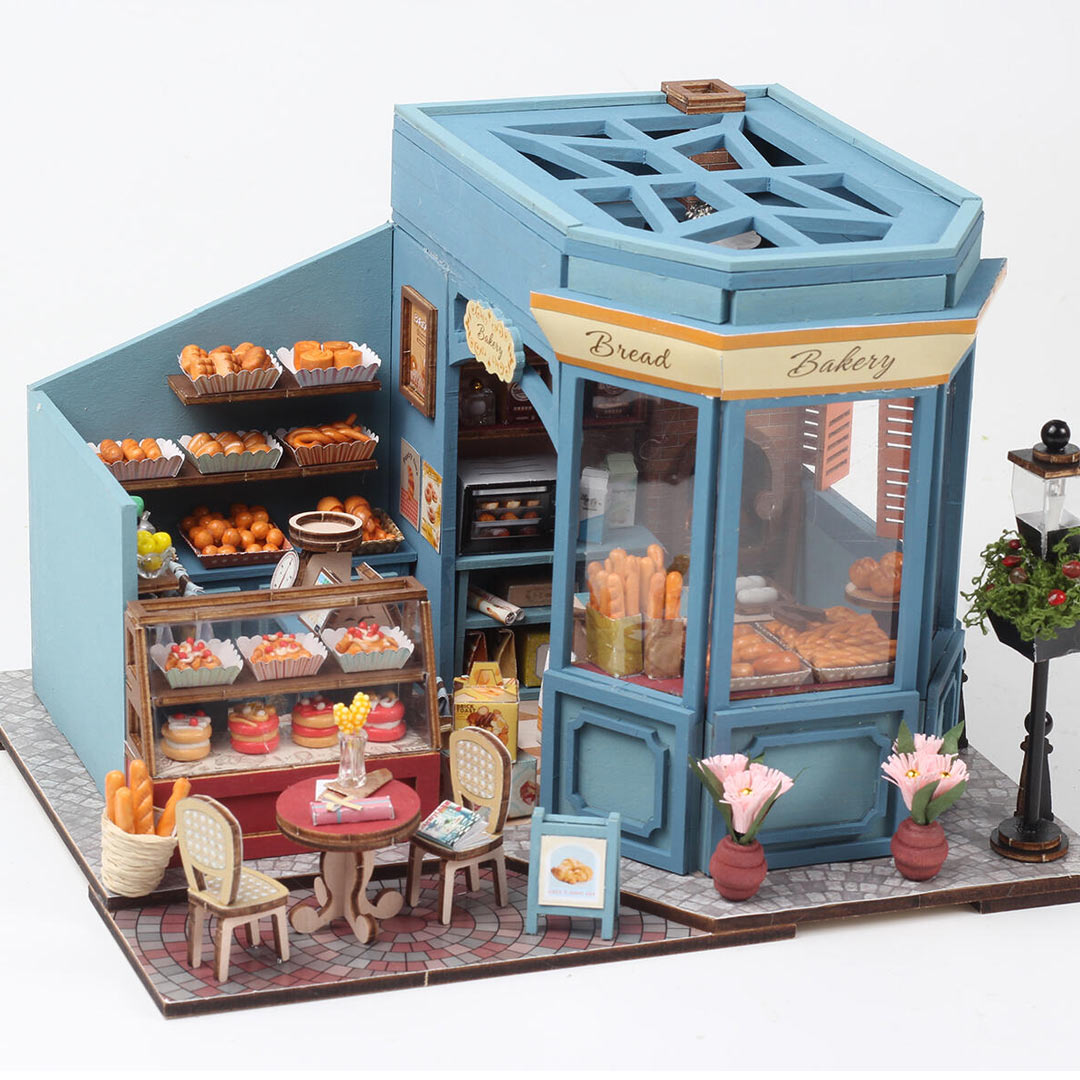 French Bakery DIY Miniature House Kit