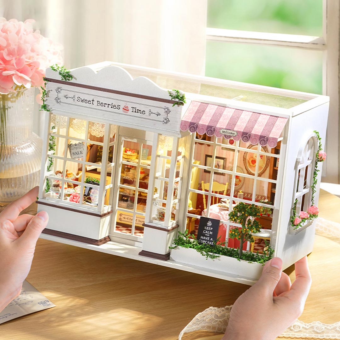 Sweet Berries Time DIY Wooden Dollhouse Kit