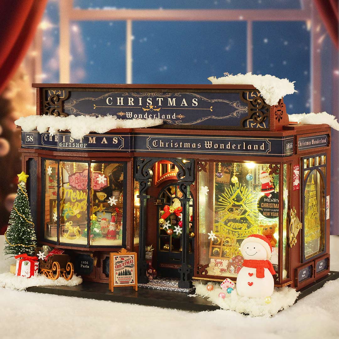 Christmas Wonderland DIY Miniature Dollhouse Kit