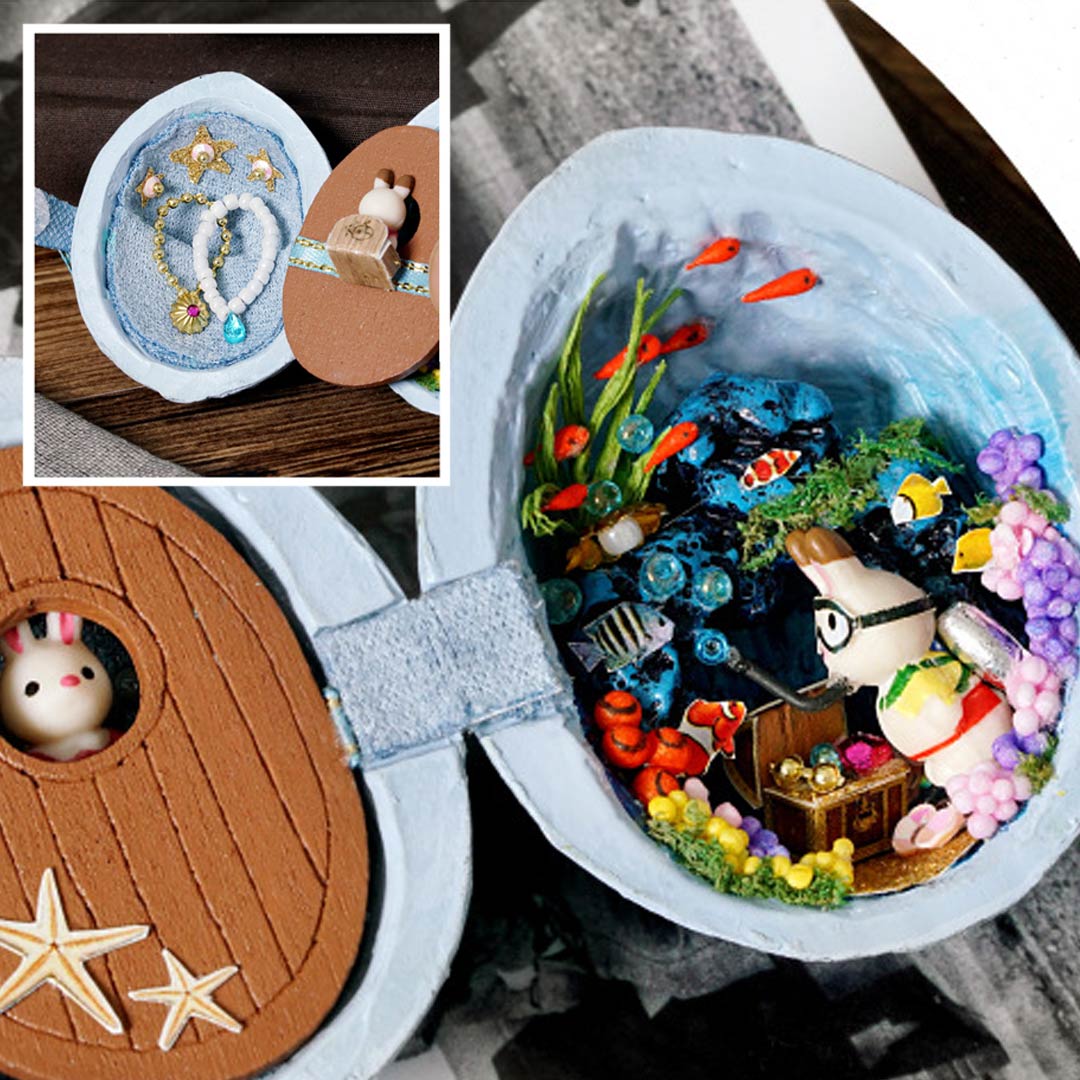 Creative Rabbits Miniature Walnut DIY Kit