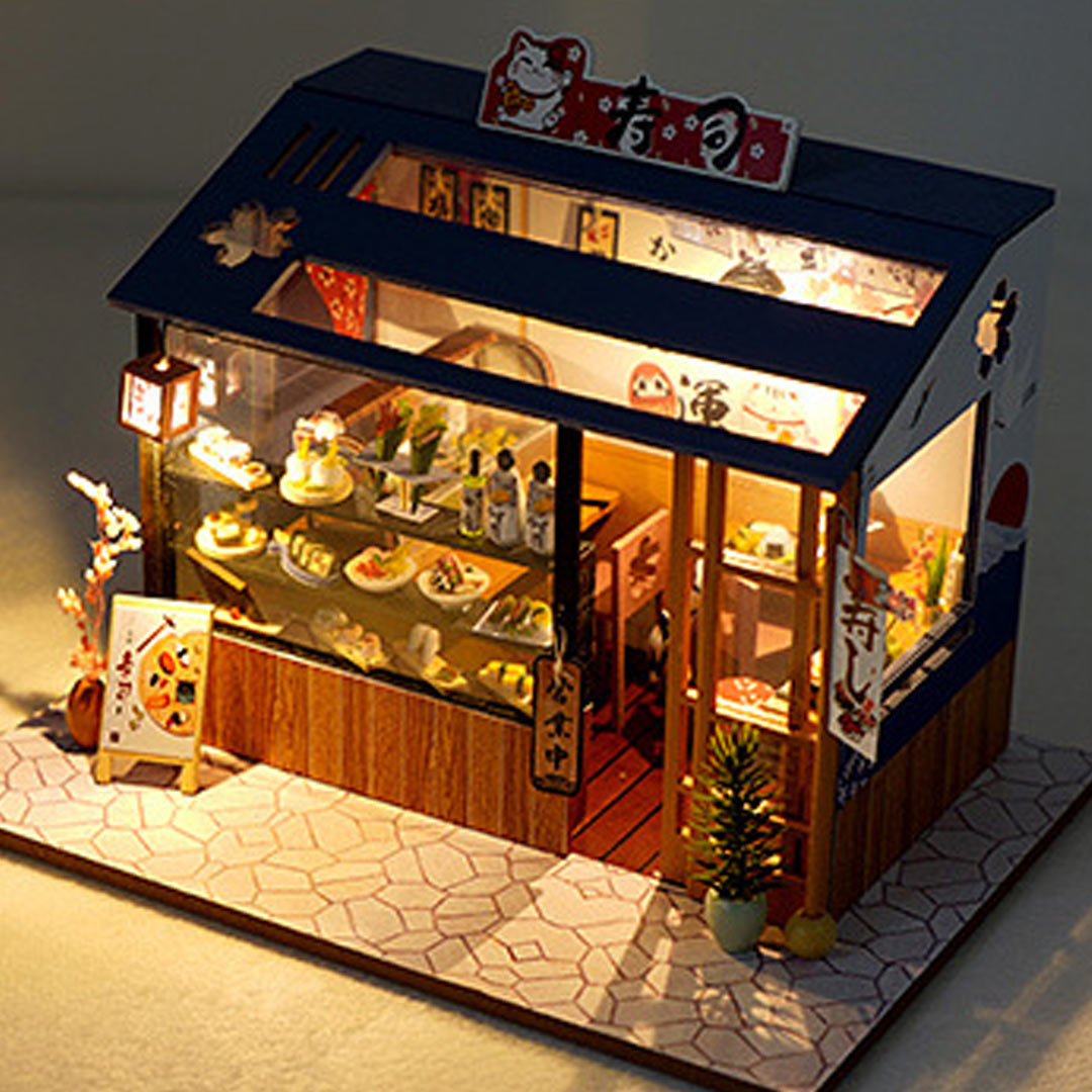 Sushi Shop DIY Miniature Dollhouse