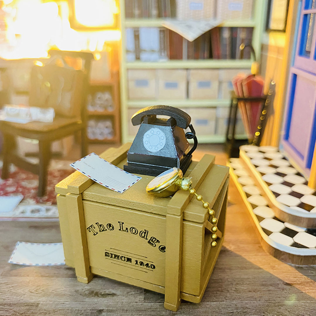 Detective Agency DIY Miniature House Kit