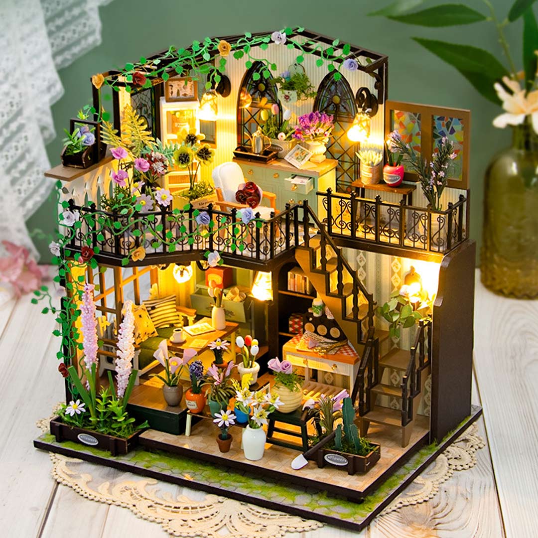 Flower House DIY Miniature House Kit